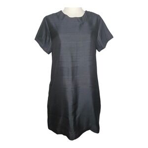 LIVRO Black Silk Mini Tee Dress S NWT Quiet Luxury Capsule Staple